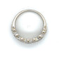 14K White Gold Diamond Lady's Ring; 1.02CTW; 4.9g; Size 10