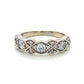 14K White Gold Diamond Lady's Ring; 1.02CTW; 4.9g; Size 10