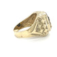 14K Yellow Gold Onyx Eagle Gentleman's Ring; 8.4g; Size 9.5