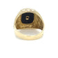14K Yellow Gold Onyx Eagle Gentleman's Ring; 8.4g; Size 9.5