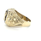 14K Yellow Gold Onyx Eagle Gentleman's Ring; 8.4g; Size 9.5