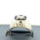 14K Yellow Gold Onyx Eagle Gentleman's Ring; 8.4g; Size 9.5