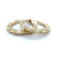 10K Yellow Gold Hoop Earrings; 4.4g
