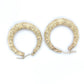 10K Yellow Gold Hoop Earrings; 4.4g