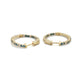 14K Yellow Gold Diamond Earrings; 1.56CTW; 5.4g