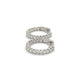 14K White Gold Diamond Earrings; 0.60CTW; 4.1g