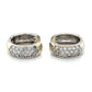 14K White Gold Diamond Earrings; 0.50CTW; 5.6g