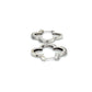 14K White Gold Diamond Earrings; 2.9g; 0.25CTW
