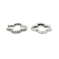 14K White Gold Diamond Earrings; 2.9g; 0.25CTW