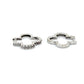 14K White Gold Diamond Earrings; 2.9g; 0.25CTW