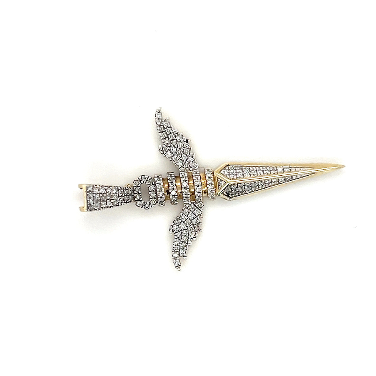 10K Yellow Gold Diamond Pendant; 0.25CTW; 2.9g