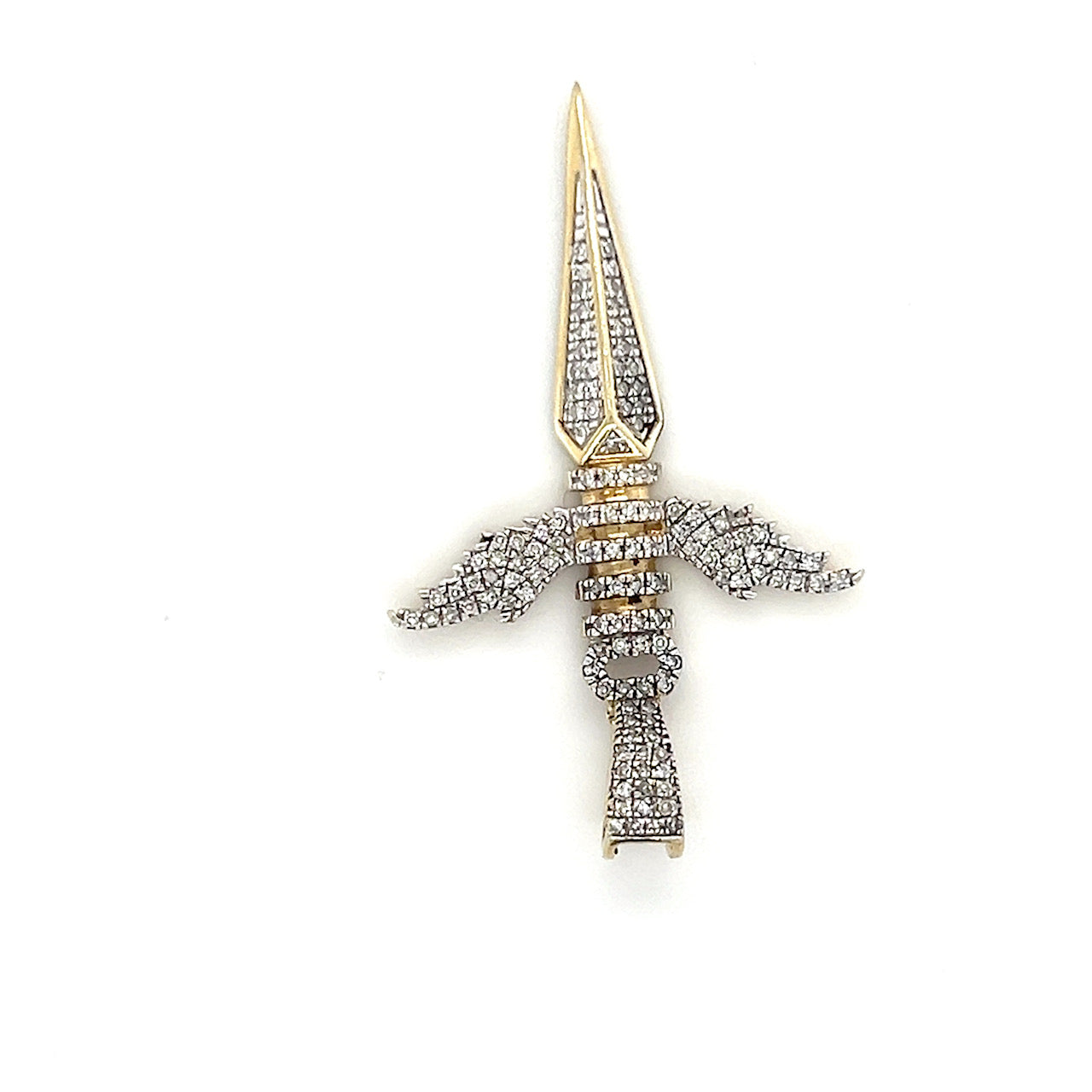 10K Yellow Gold Diamond Pendant; 0.25CTW; 2.9g