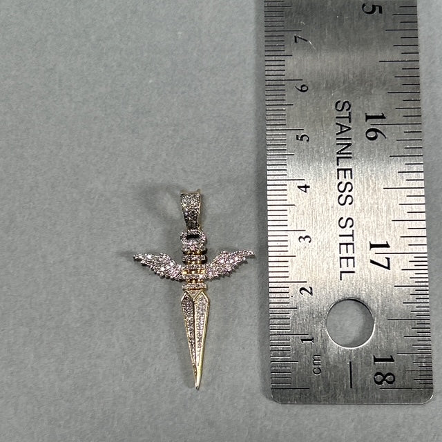 10K Yellow Gold Diamond Pendant; 0.25CTW; 2.9g