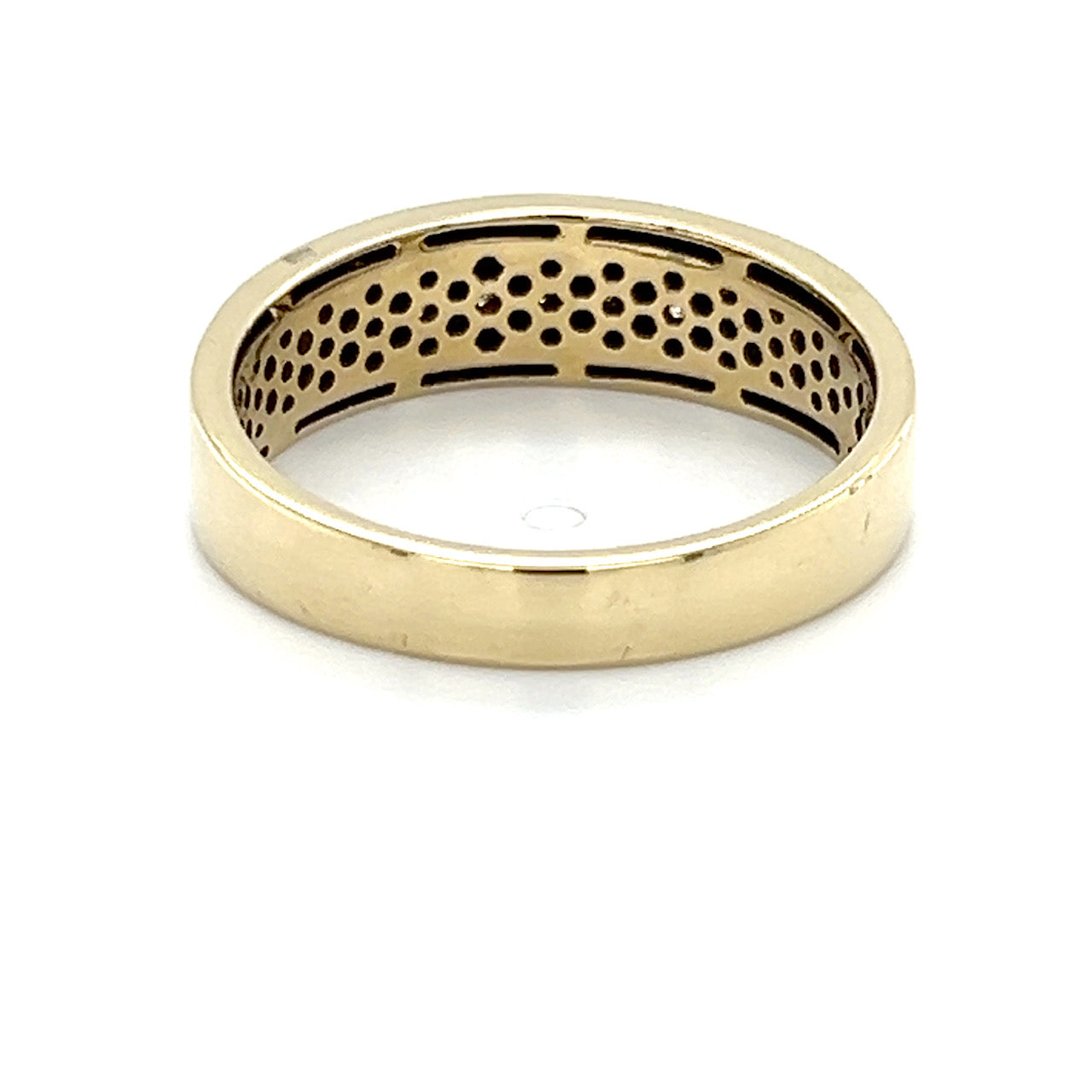 10K Yellow Gold Diamond Gentleman's Ring; 0.2CTW; 3.9g; Size 10
