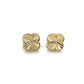 10K Yellow Gold Stud Earrings; 1.3g