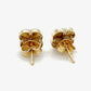 10K Yellow Gold Stud Earrings; 1.3g