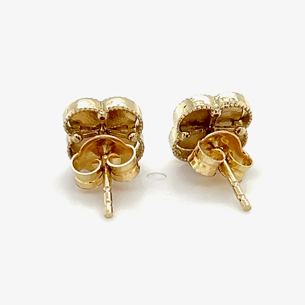 10K Yellow Gold Stud Earrings; 1.3g