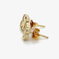 10K Yellow Gold Stud Earrings; 1.3g
