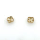 10K Yellow Gold Stud Earrings; 1.3g