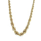 10K Yellow Gold 18" Graduated Rope Chain; 5.3g