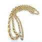 10K Yellow Gold 18" Graduated Rope Chain; 5.3g