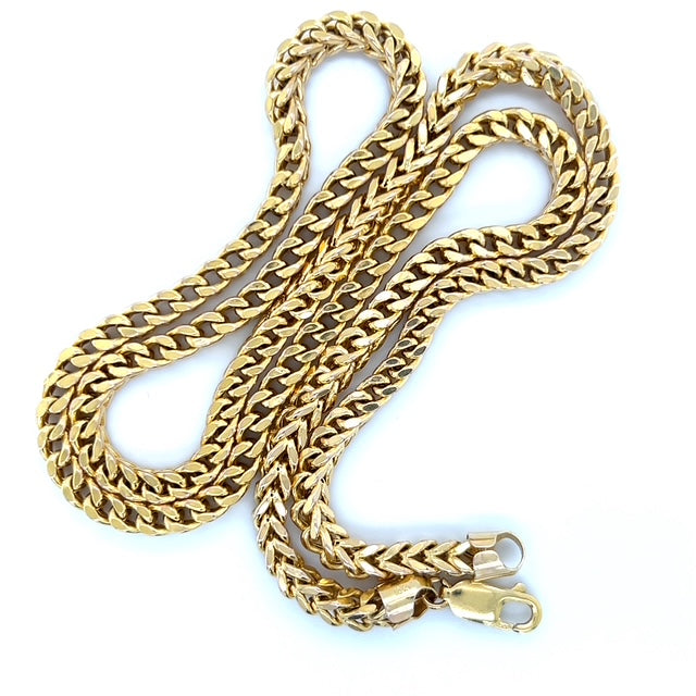 10K Yellow Gold 24" Chain Necklace; 21.6g