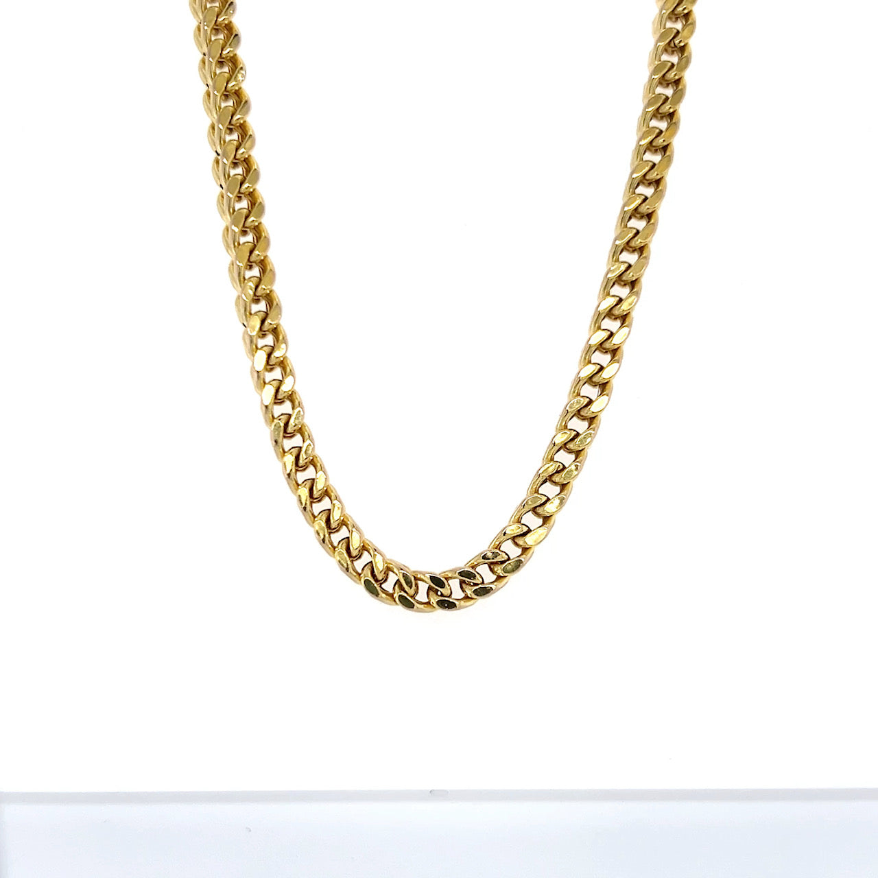 10K Yellow Gold 24" Chain Necklace; 21.6g