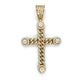 10K Yellow Gold Diamond Pendant; 3.2CTW; 11g