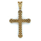 10K Yellow Gold Diamond Pendant; 3.2CTW; 11g