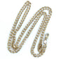 10K Yellow Gold 20" Curb Chain Necklace; 10.5g