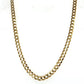 10K Yellow Gold 20" Curb Chain Necklace; 10.5g
