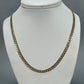 10K Yellow Gold 20" Curb Chain Necklace; 10.5g