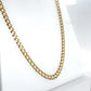 10K Yellow Gold 20" Curb Chain Necklace; 10.5g