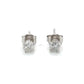 14K White Gold Diamond Stud Earrings; 0.30CTW; 0.5g
