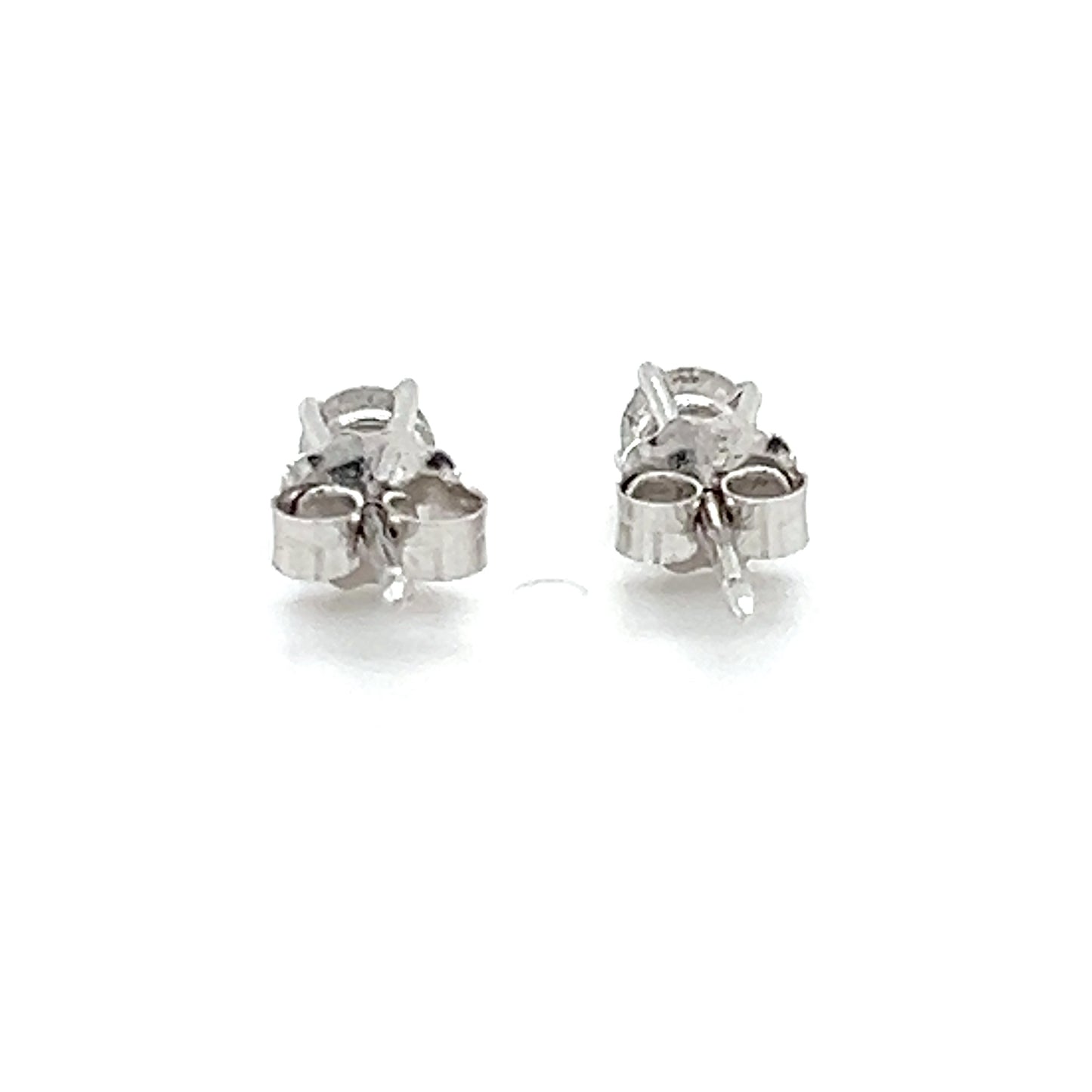 14K White Gold Diamond Stud Earrings; 0.30CTW; 0.5g