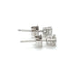 14K White Gold Diamond Stud Earrings; 0.30CTW; 0.5g