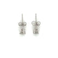 14K White Gold Diamond Stud Earrings; 0.30CTW; 0.5g