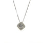 14K White Gold Diamond 18" Necklace; 0.20CTW; 1.3DWT
