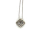 14K White Gold Diamond 18" Necklace; 0.20CTW; 1.3DWT