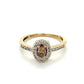 14K Yellow Gold Diamond Lady's Fashion Ring; 0.35CTW; 2.3g; Size 6