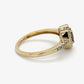 14K Yellow Gold Diamond Lady's Fashion Ring; 0.35CTW; 2.3g; Size 6