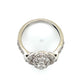 14K White Gold Diamond Lady's Fashion Ring; 0.25CTW; 4.3g; Size 8
