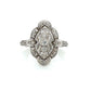 14K White Gold Diamond Lady's Fashion Ring; 0.25CTW; 4.3g; Size 8