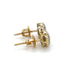 14K Yellow Gold Diamond Accent Stud Earrings; 0.6DWT