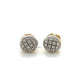 14K Yellow Gold Diamond Accent Stud Earrings; 0.6DWT