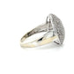 14K White Gold Diamond Lady's Ring; 0.65CTW; 6.3g; Size 8