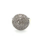 14K White Gold Diamond Lady's Ring; 0.65CTW; 6.3g; Size 8