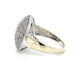 14K White Gold Diamond Lady's Ring; 0.65CTW; 6.3g; Size 8