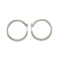 14K White Gold Diamond Hoop Earrings; 0.50CTW; 7g