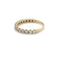 14K Yellow Gold Lady's Diamond Ring; 0.50CTW; 1.8g; Size 8